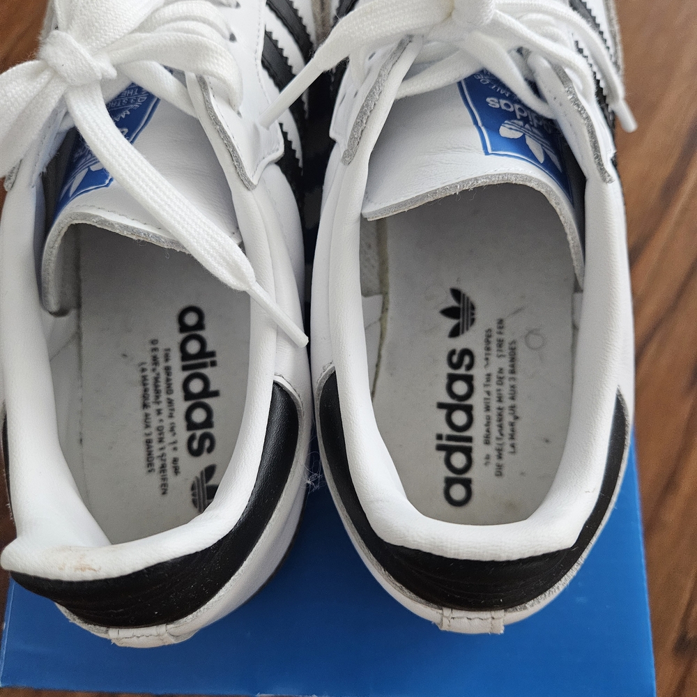 Adidas Men's or Women's White and Black Sneakers Samba - Picture 5 of 9